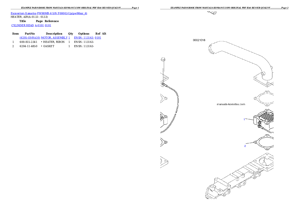Protected: PW98MR-6 S/N F00003-Up Partsbook