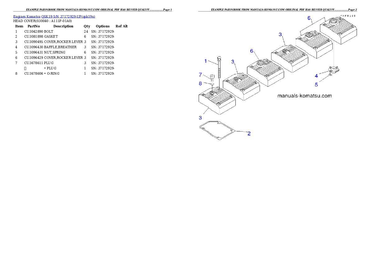 Protected: QSK19 S/N 37172929-UP Partsbook