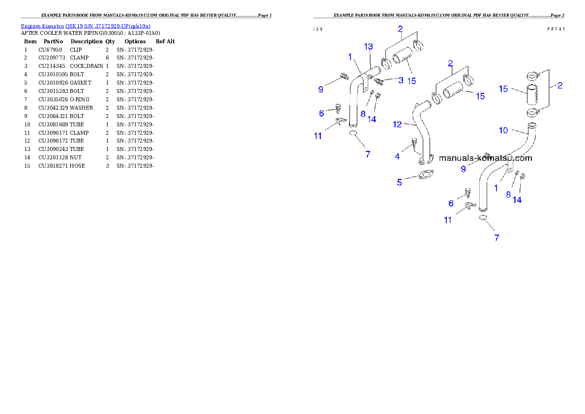 Protected: QSK19 S/N 37172929-UP Partsbook