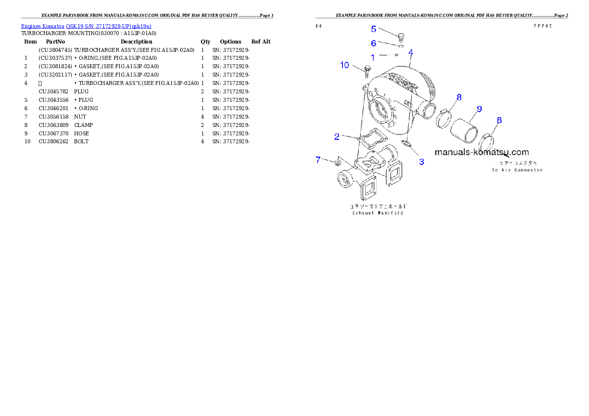 Protected: QSK19 S/N 37172929-UP Partsbook