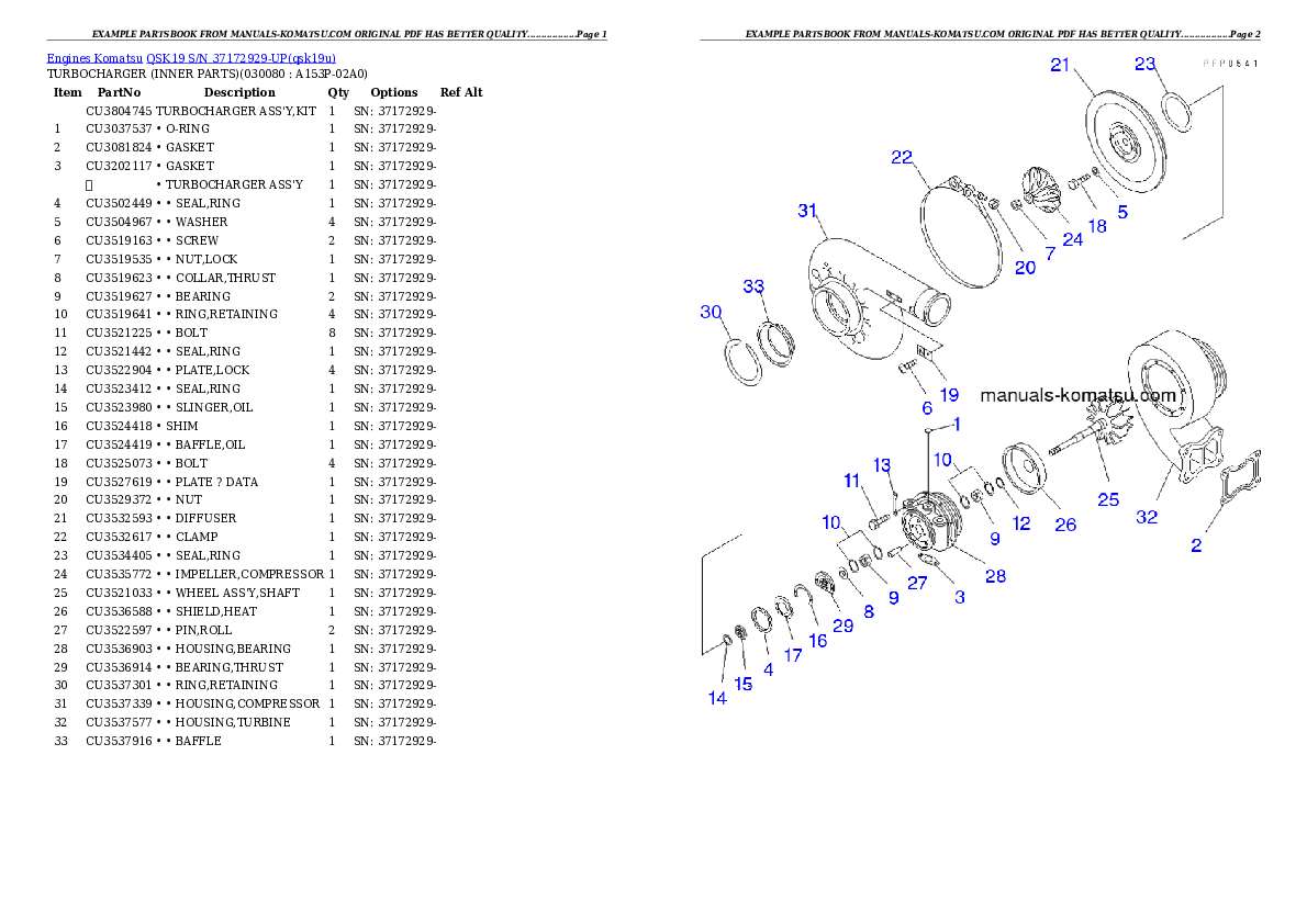 Protected: QSK19 S/N 37172929-UP Partsbook
