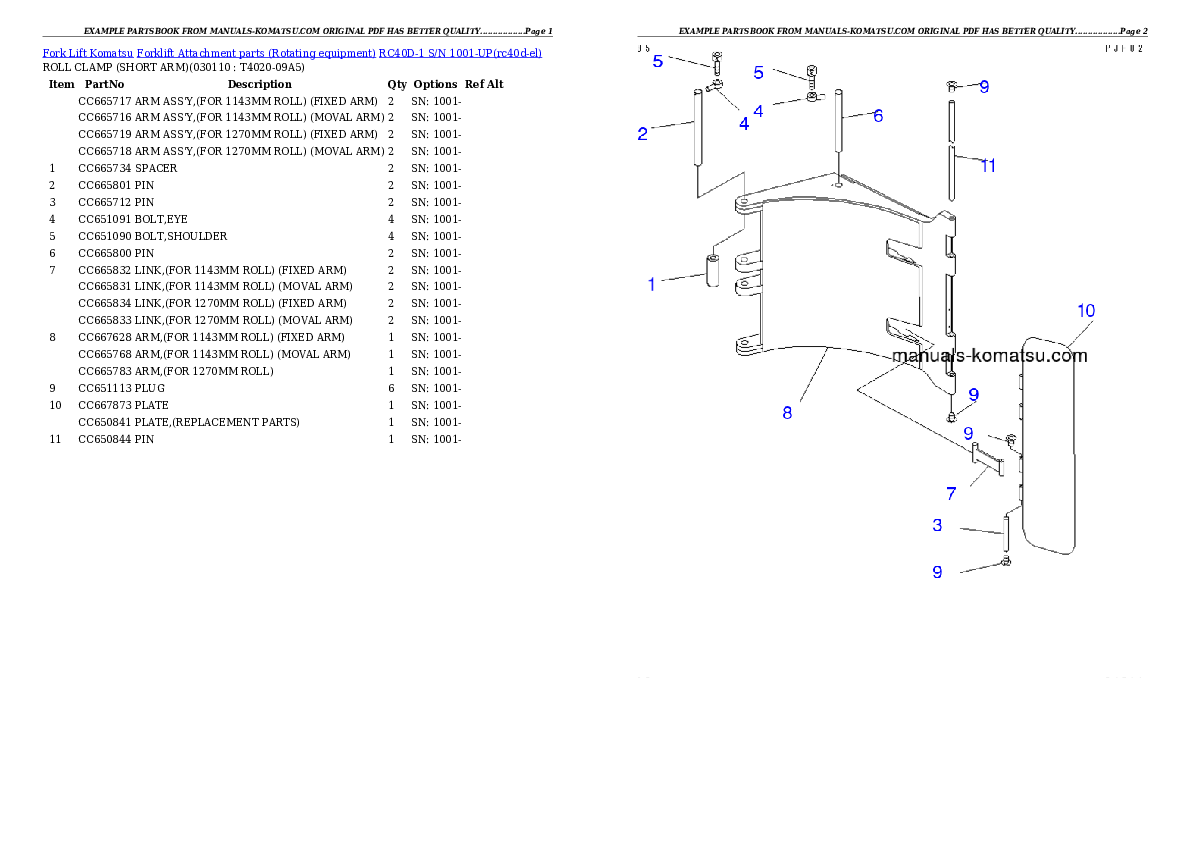 Protected: RC40D-1 S/N 1001-UP Partsbook