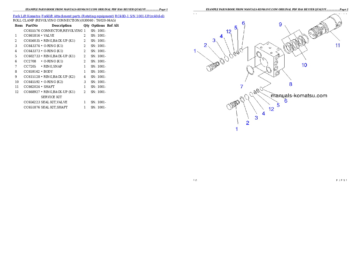Protected: RC40D-1 S/N 1001-UP Partsbook