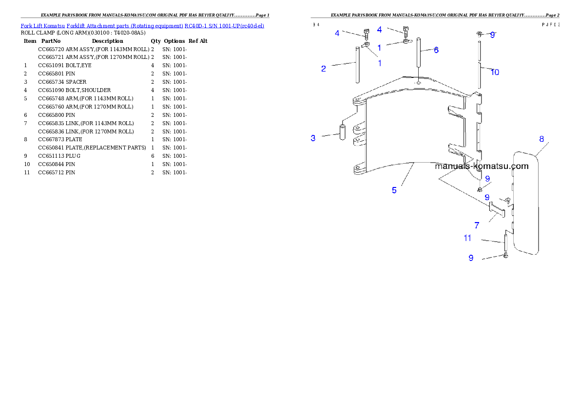 Protected: RC40D-1 S/N 1001-UP Partsbook