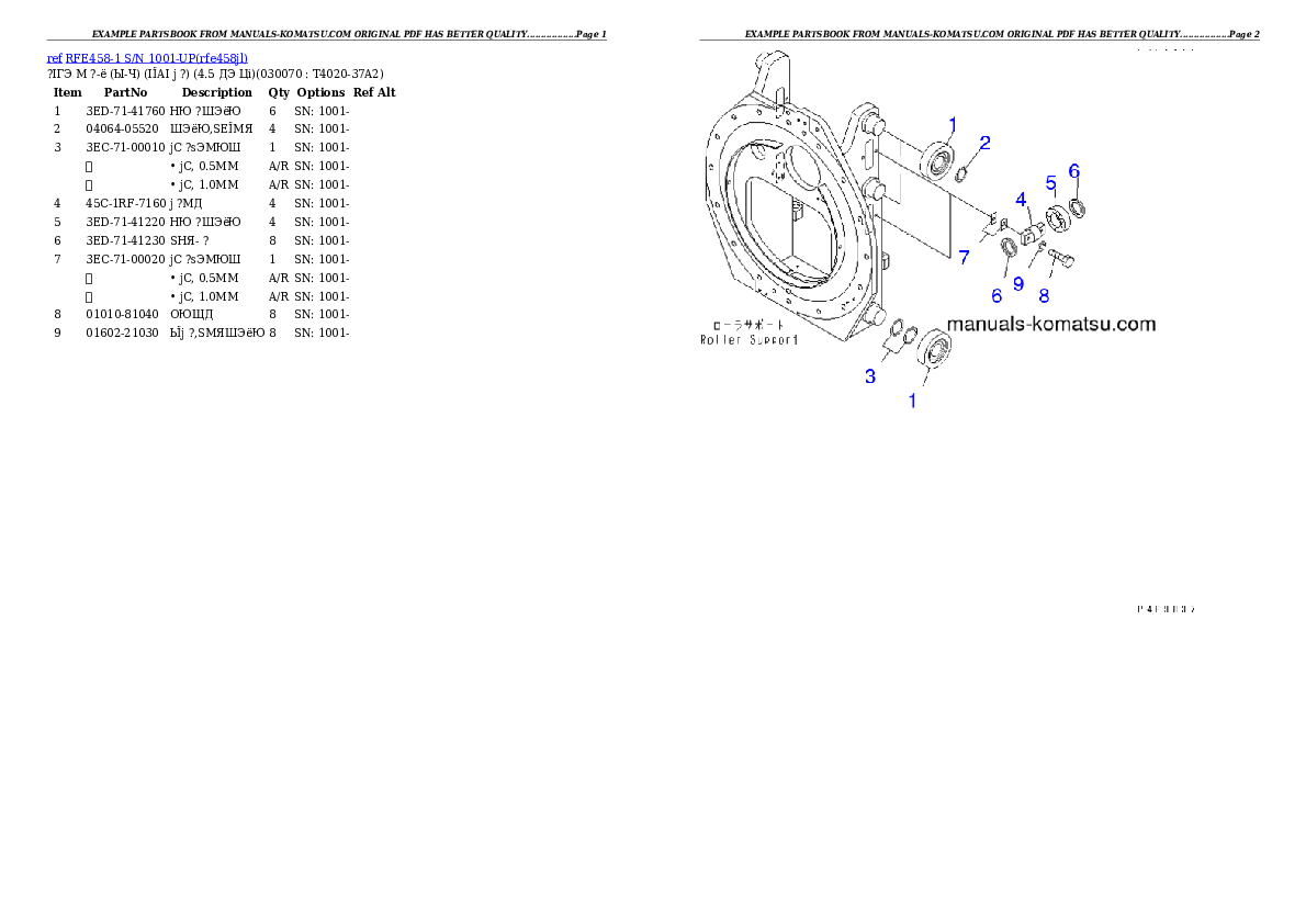 Protected: RFE458-1 S/N 1001-UP Partsbook