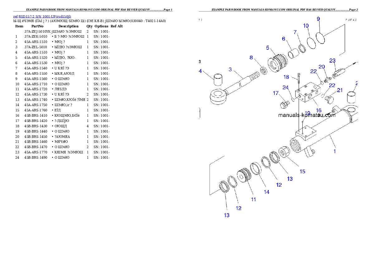 Protected: RSD157-2 S/N 1001-UP Partsbook