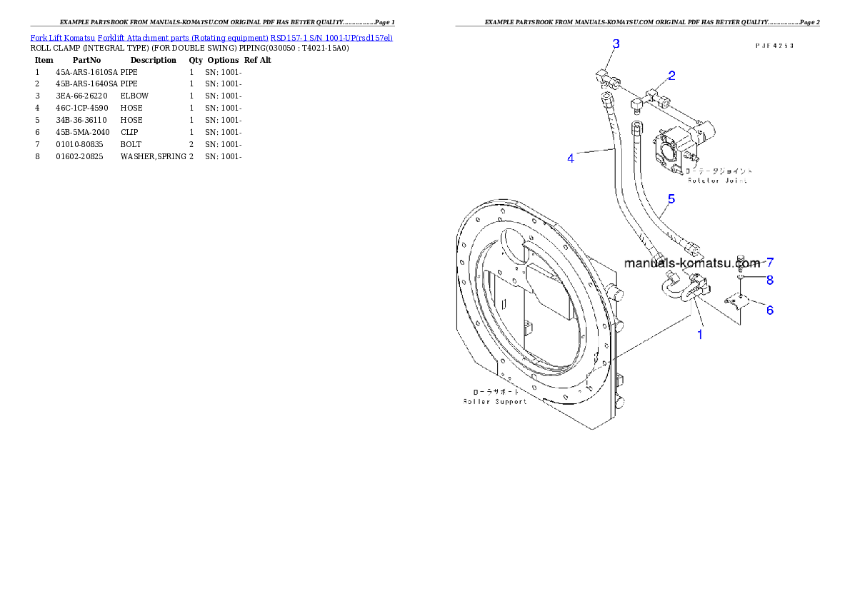 Protected: RSD157-1 S/N 1001-UP Partsbook
