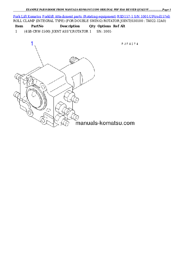 Protected: RSD157-1 S/N 1001-UP Partsbook