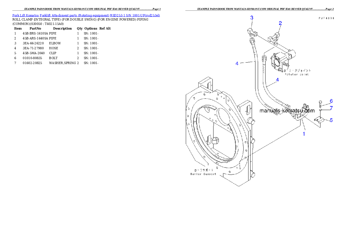 Protected: RSD253-1 S/N 1001-UP Partsbook