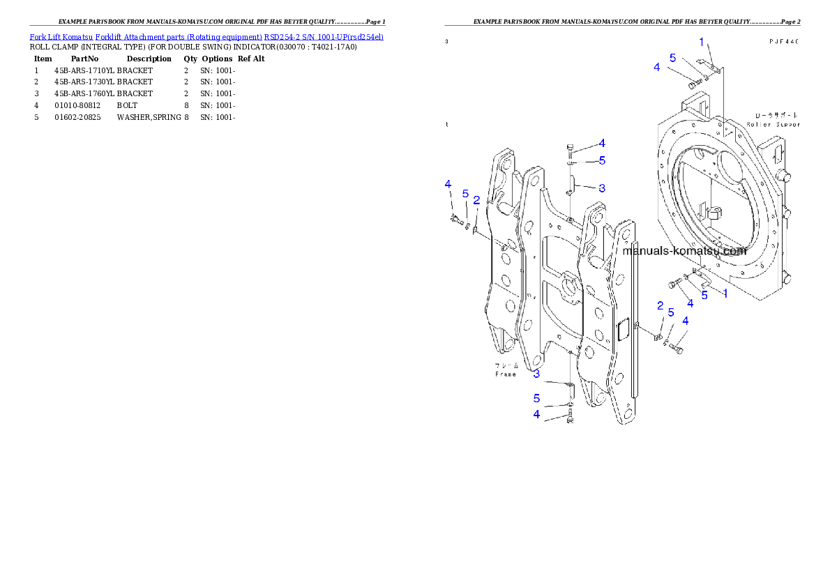 Protected: RSD254-2 S/N 1001-UP Partsbook