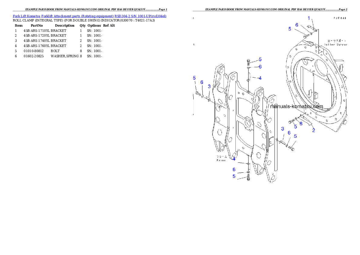 Protected: RSD304-2 S/N 1001-UP Partsbook