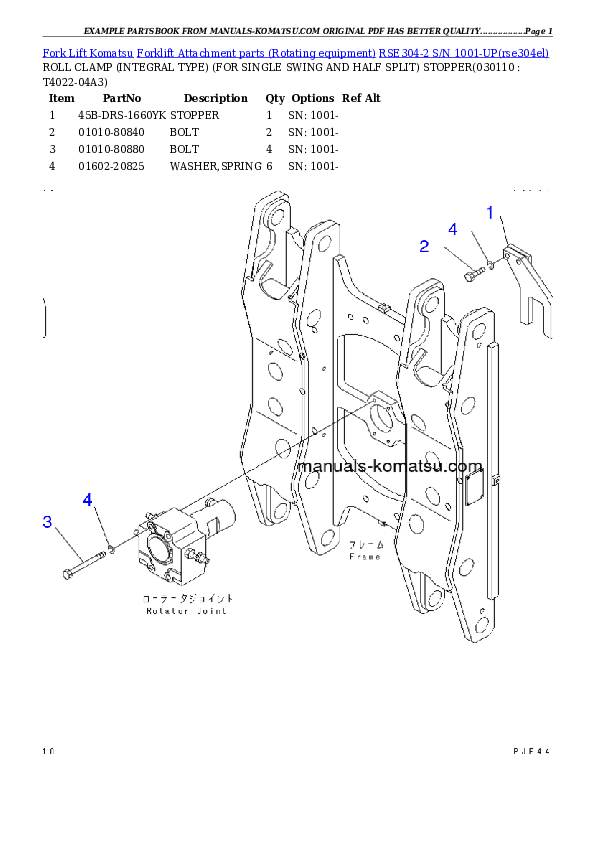 Protected: RSE304-2 S/N 1001-UP Partsbook