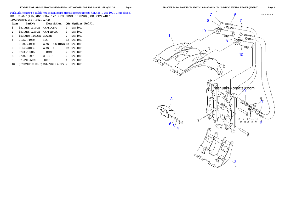 Protected: RSE458-1 S/N 1001-UP Partsbook