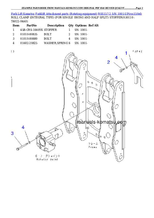 Protected: RSS157-2 S/N 1001-UP Partsbook