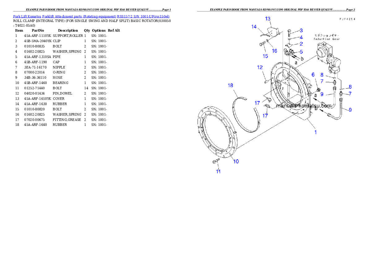 Protected: RSS157-2 S/N 1001-UP Partsbook
