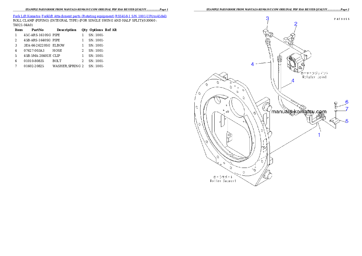 Protected: RSS458-1 S/N 1001-UP Partsbook