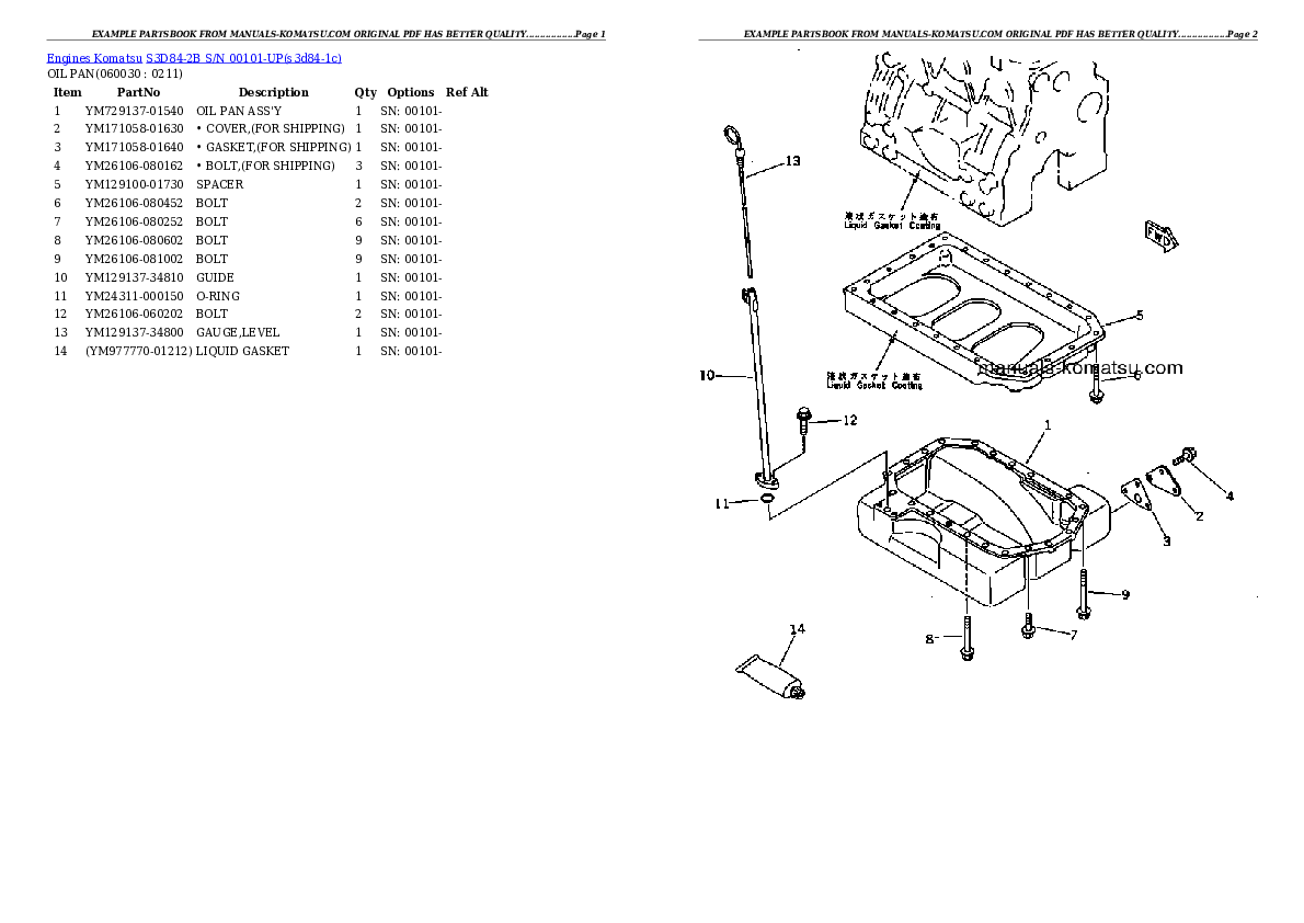 Protected: S3D84-2B S/N 00101-UP Partsbook