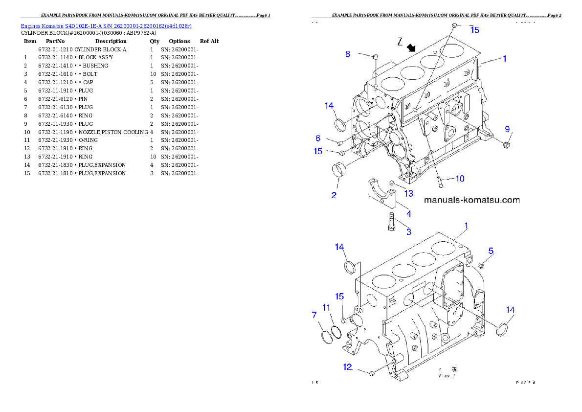 Protected: S4D102E-1E-A S/N 26200001-26200162 Partsbook