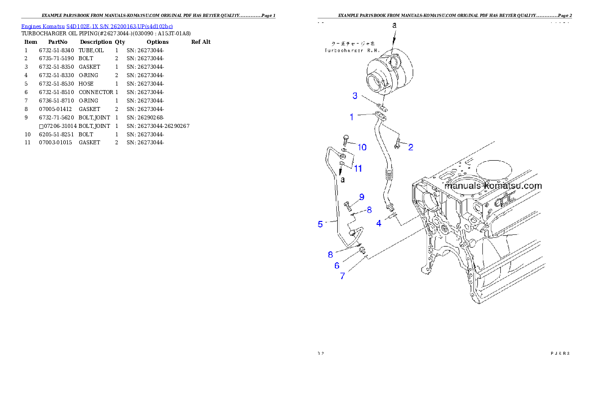 Protected: S4D102E-1X S/N 26200163-UP Partsbook