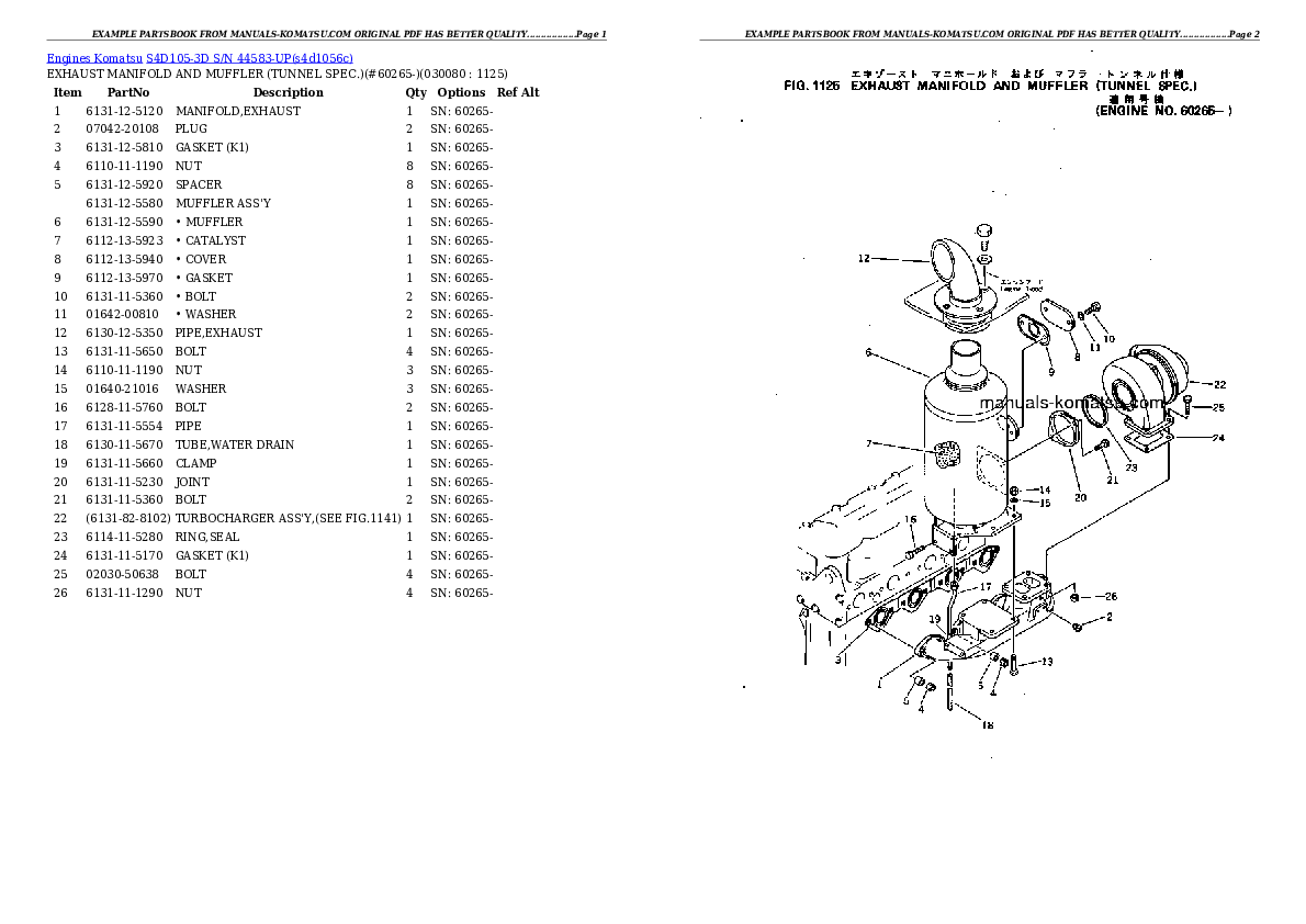 Protected: S4D105-3D S/N 44583-UP Partsbook