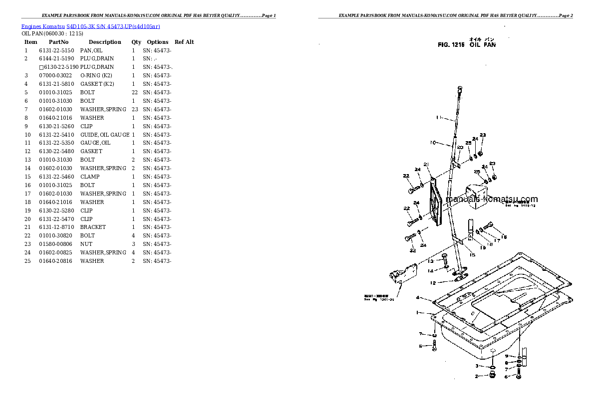 Protected: S4D105-3K S/N 45473-UP Partsbook