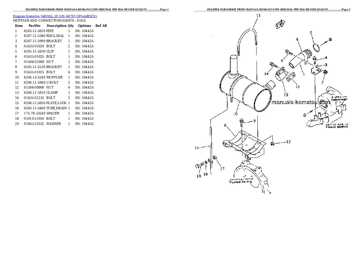 Protected: S4D95L-1D S/N 48797-UP Partsbook