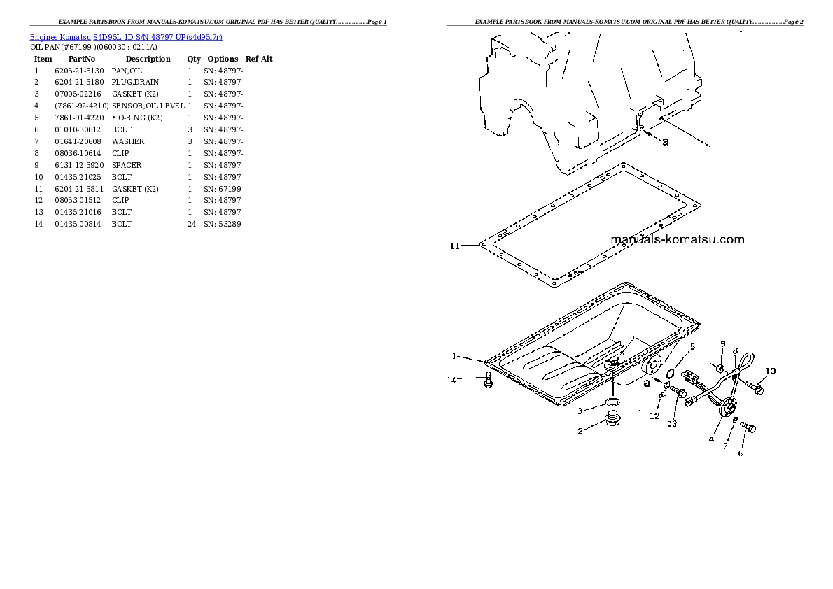 Protected: S4D95L-1D S/N 48797-UP Partsbook