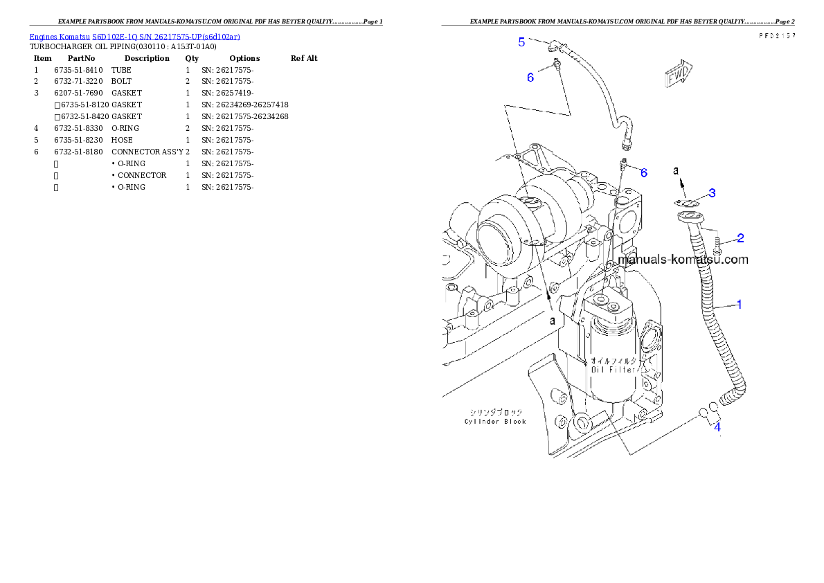 Protected: S6D102E-1Q S/N 26217575-UP Partsbook