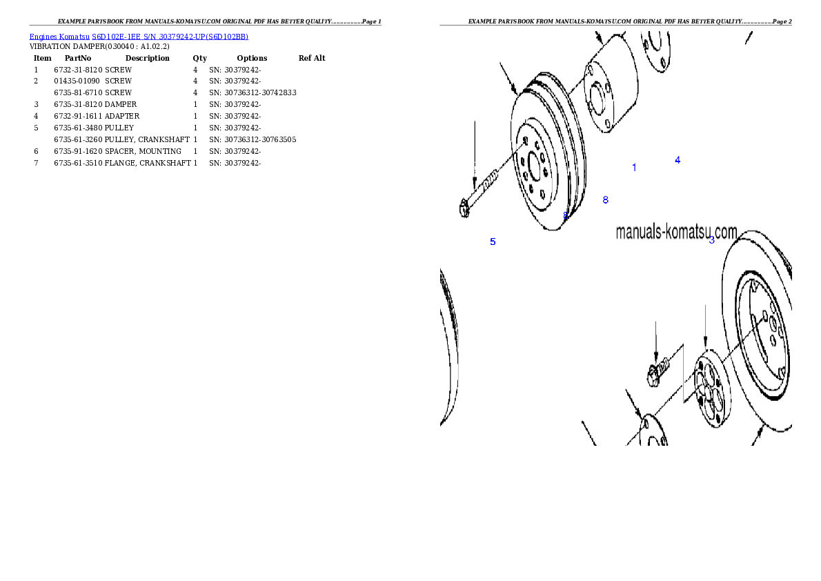 Protected: S6D102E-1EE S/N 30379242-UP Partsbook