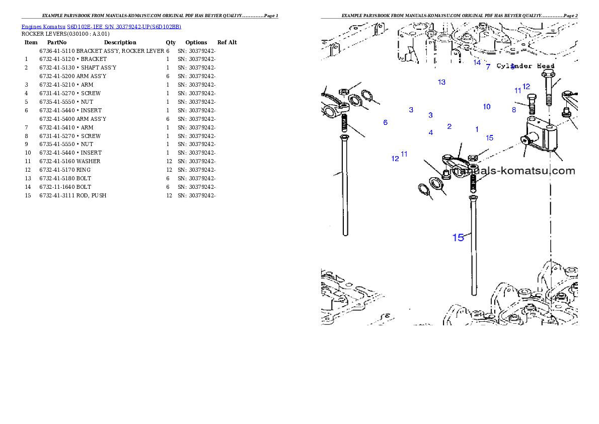 Protected: S6D102E-1EE S/N 30379242-UP Partsbook