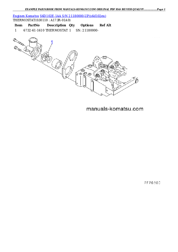 Protected: S6D102E-1AA S/N 21180000-UP Partsbook