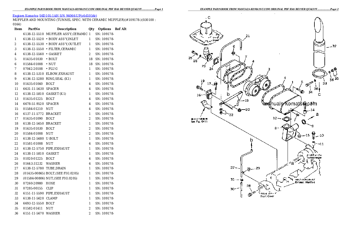 Protected: S6D105-1AH S/N 94066-UP Partsbook
