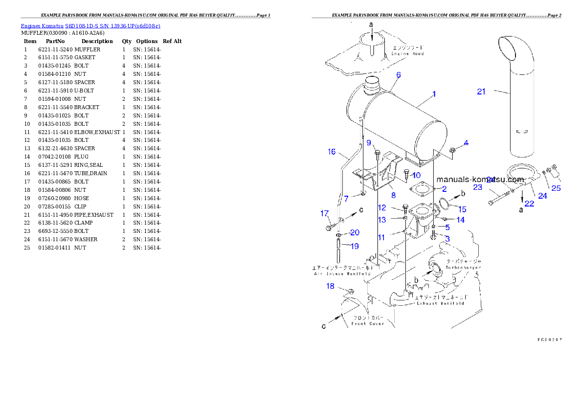 Protected: S6D108-1D-S S/N 13936-UP Partsbook