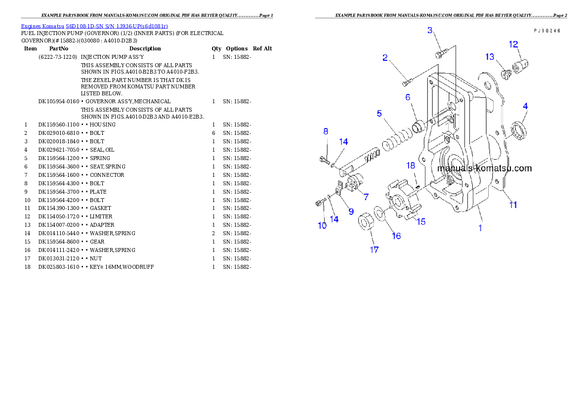 Protected: S6D108-1D-SN S/N 13936-UP Partsbook