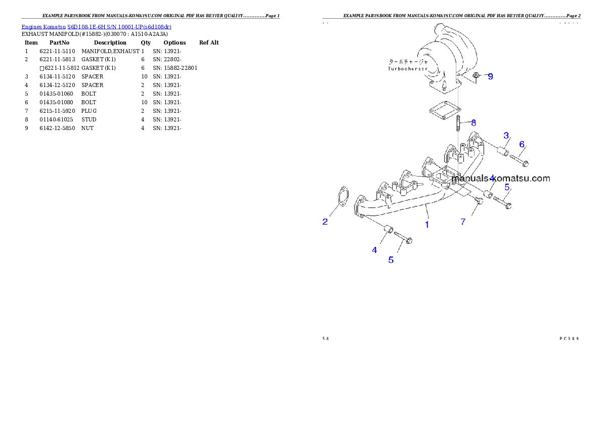 Protected: S6D108-1E-6H S/N 10001-UP Partsbook