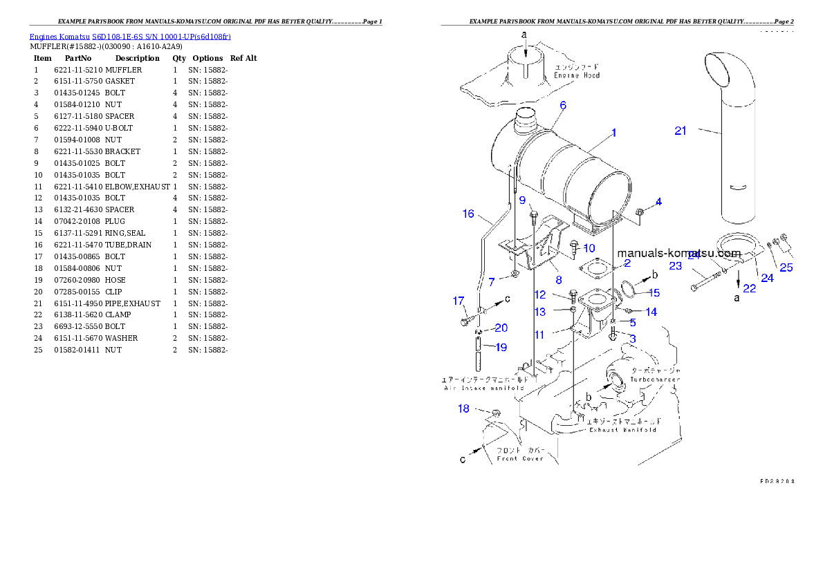 Protected: S6D108-1E-6S S/N 10001-UP Partsbook