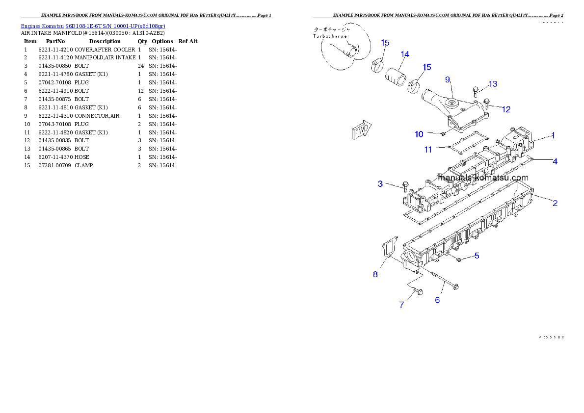 Protected: S6D108-1E-6T S/N 10001-UP Partsbook