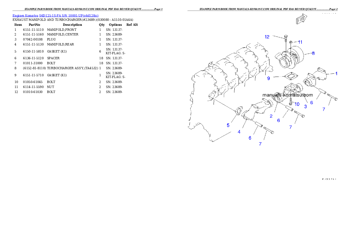 Protected: S6D125-1S-FA S/N 10001-UP Partsbook