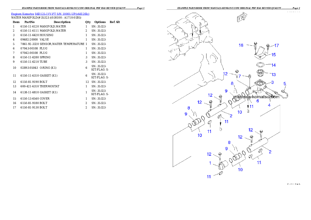 Protected: S6D125-1VV-FT S/N 10001-UP Partsbook