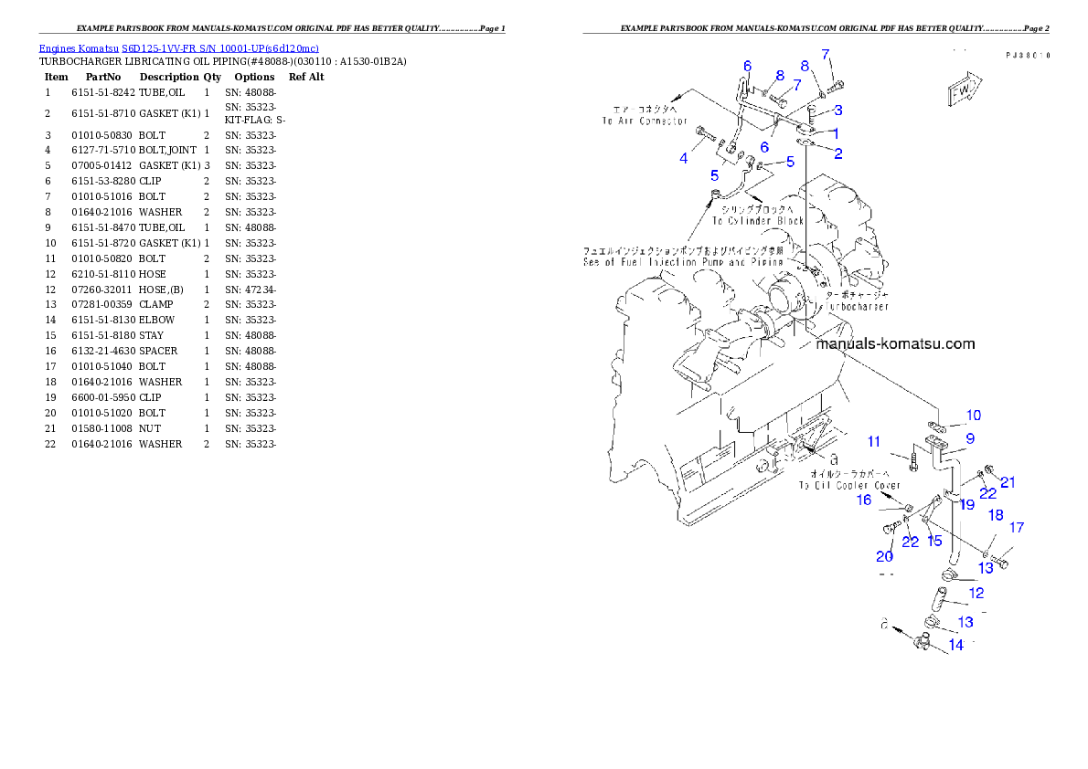 Protected: S6D125-1VV-FR S/N 10001-UP Partsbook