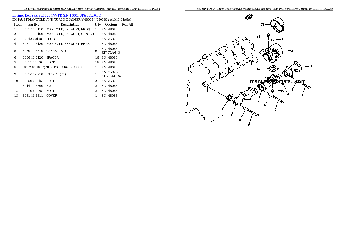Protected: S6D125-1VV-FR S/N 10001-UP Partsbook