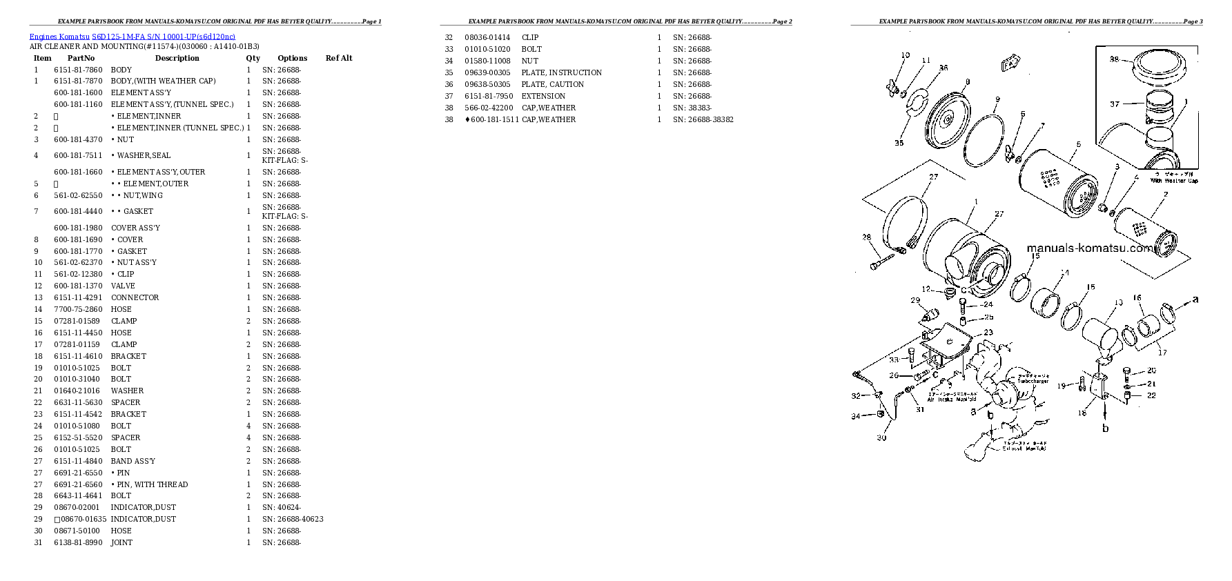 Protected: S6D125-1M-FA S/N 10001-UP Partsbook