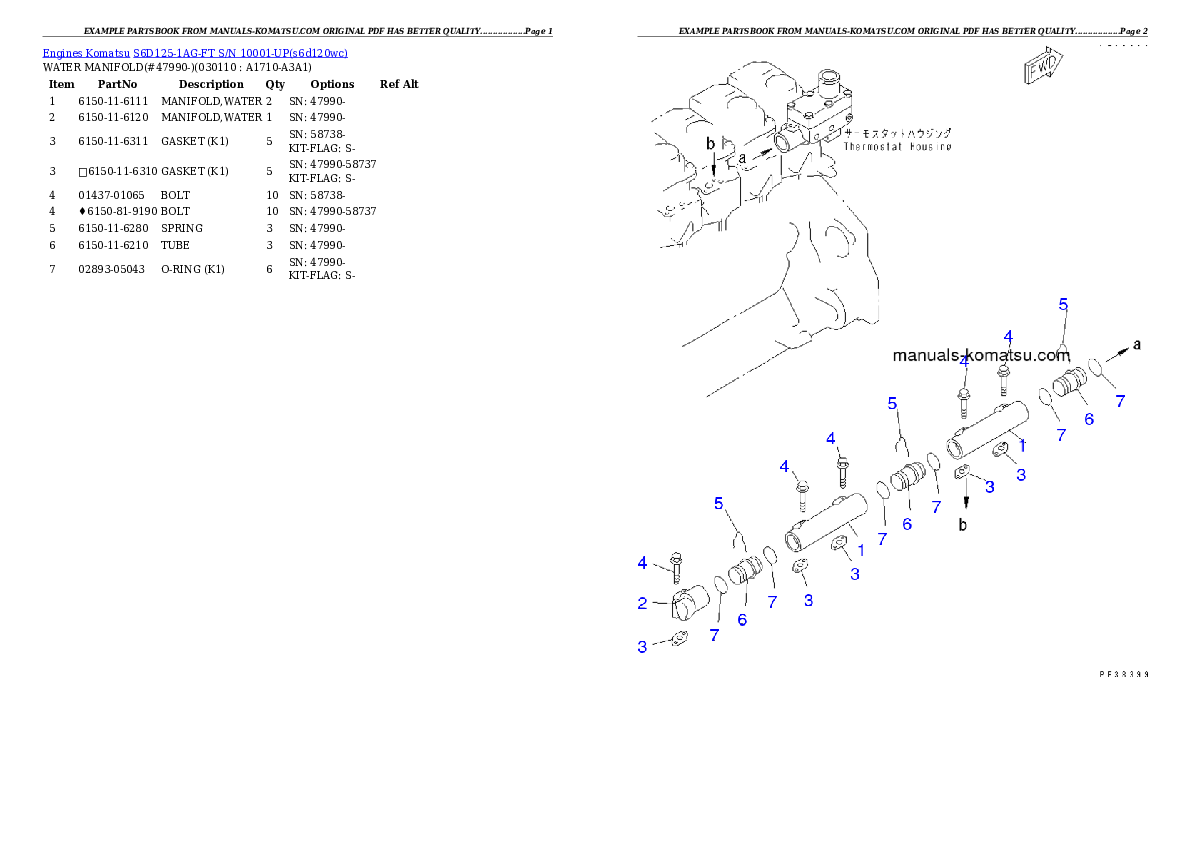 Protected: S6D125-1AG-FT S/N 10001-UP Partsbook
