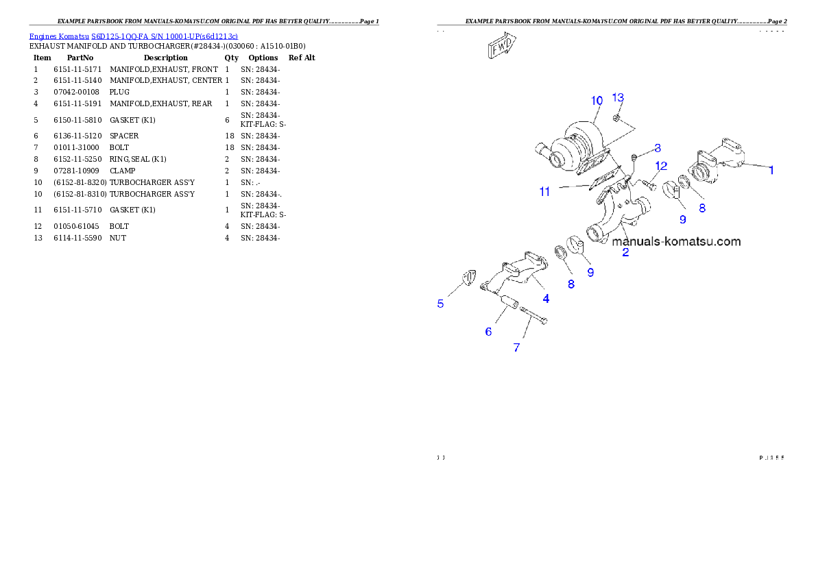 Protected: S6D125-1QQ-FA S/N 10001-UP Partsbook