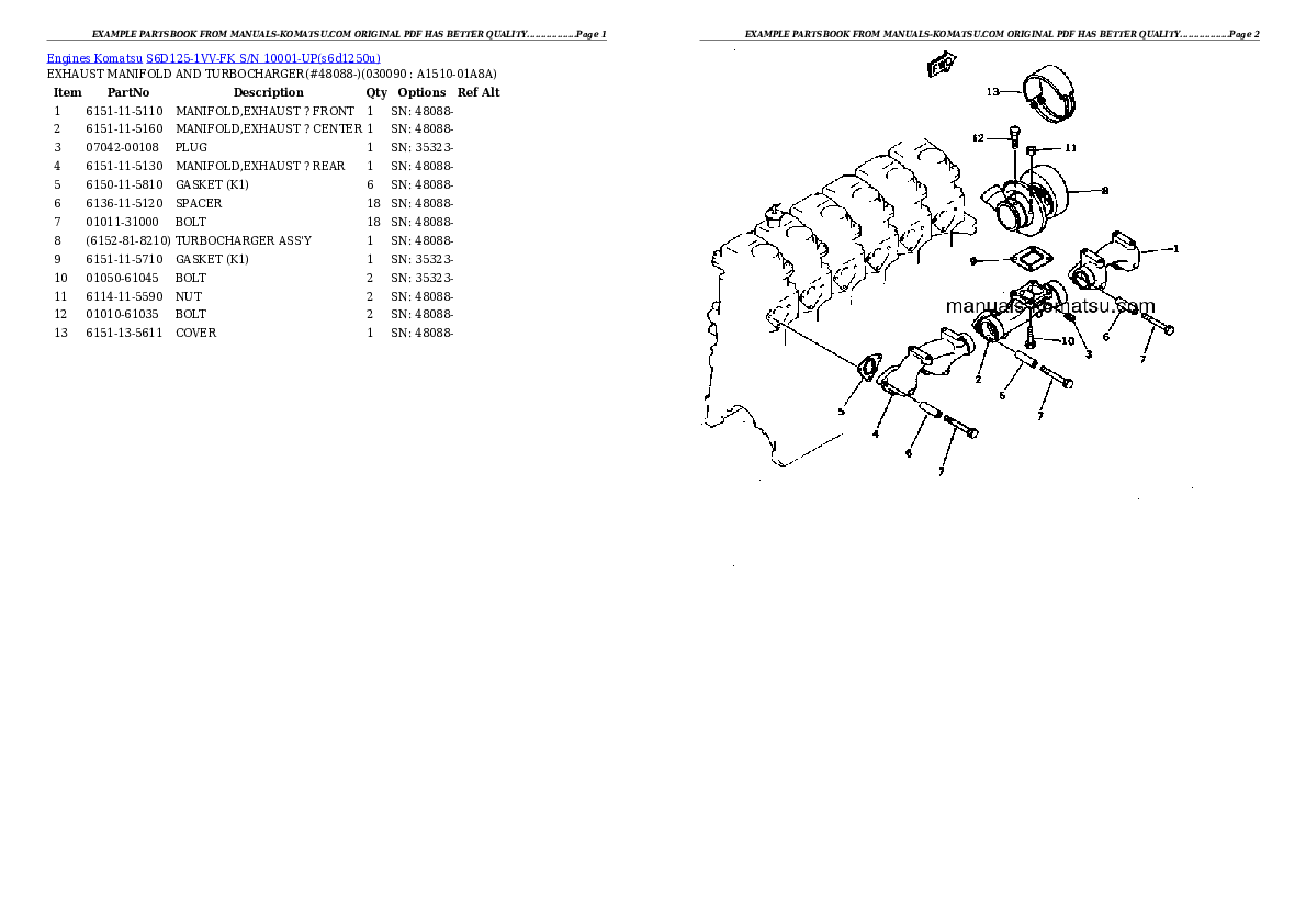 Protected: S6D125-1VV-FK S/N 10001-UP Partsbook