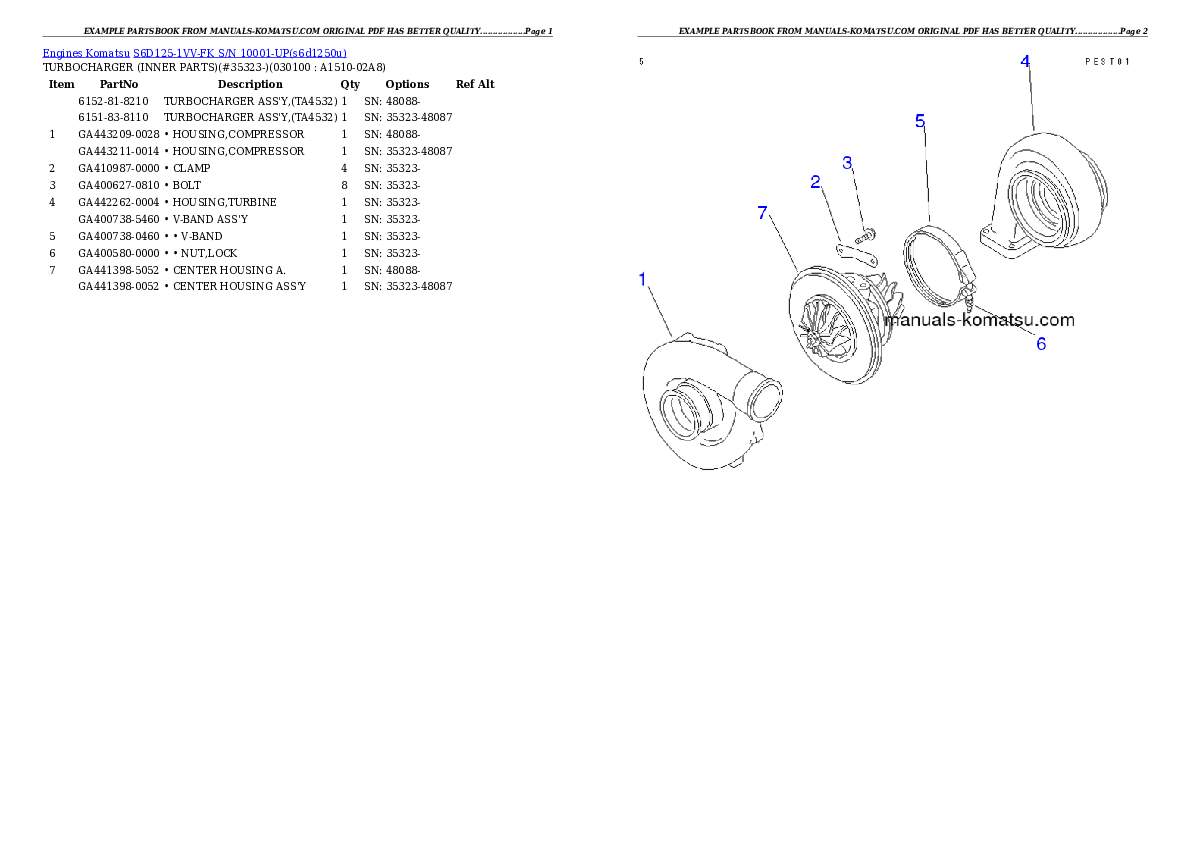 Protected: S6D125-1VV-FK S/N 10001-UP Partsbook