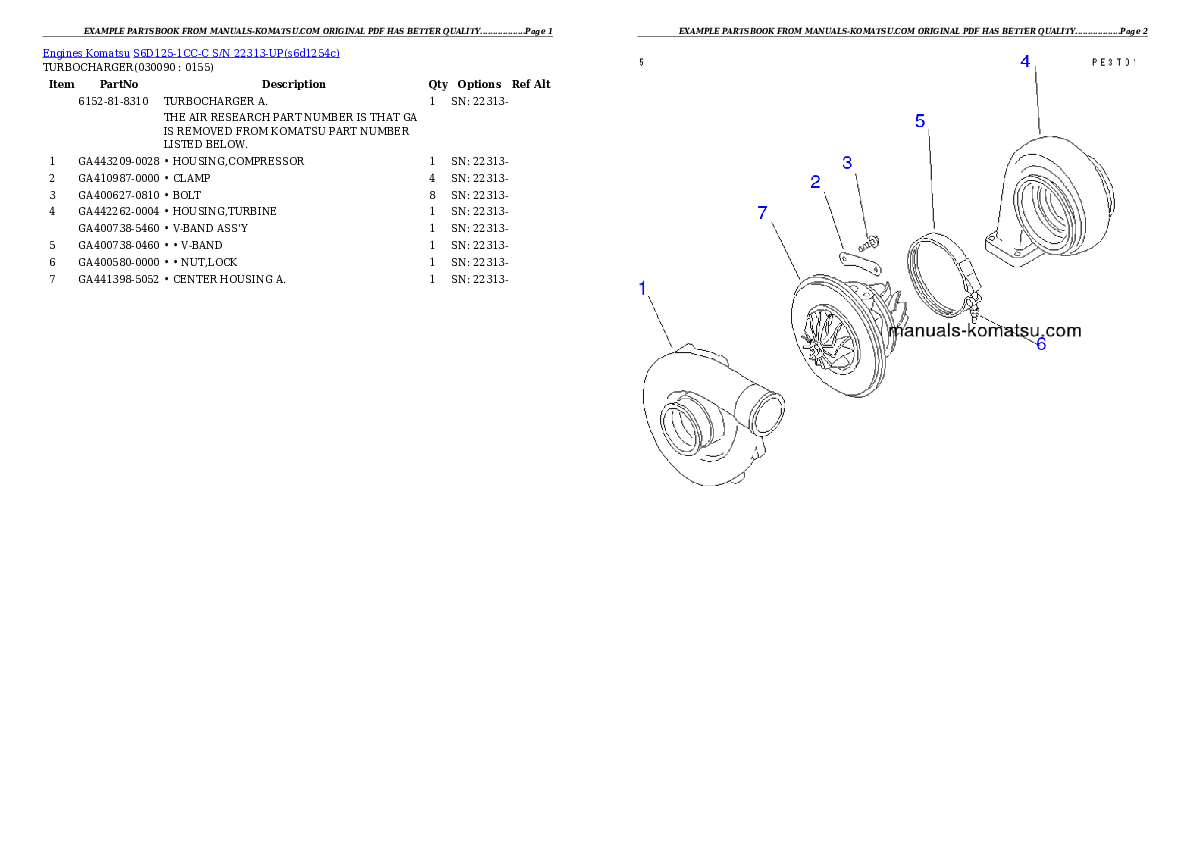 Protected: S6D125-1CC-C S/N 22313-UP Partsbook