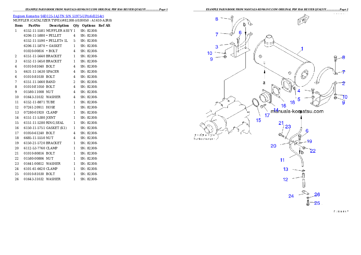 Protected: S6D125-1AJ-TN S/N 51975-UP Partsbook
