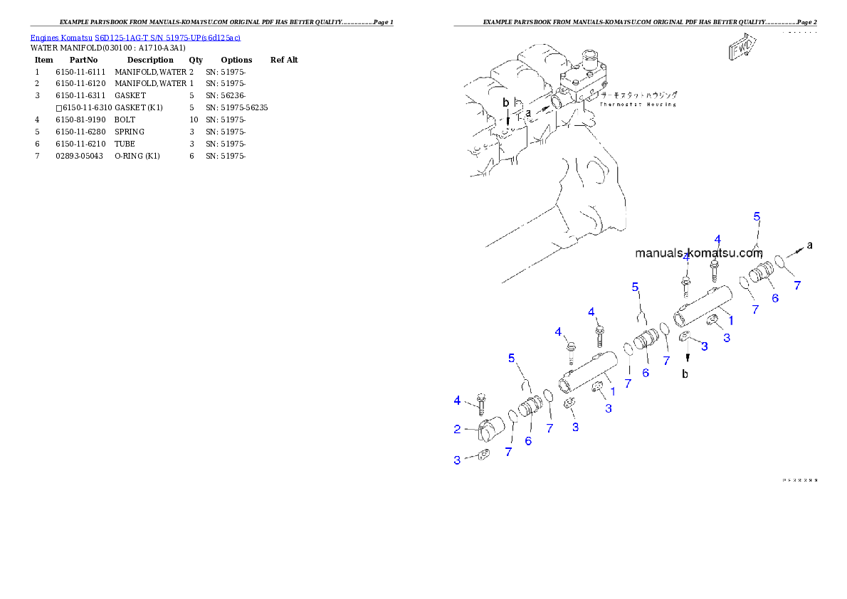Protected: S6D125-1AG-T S/N 51975-UP Partsbook