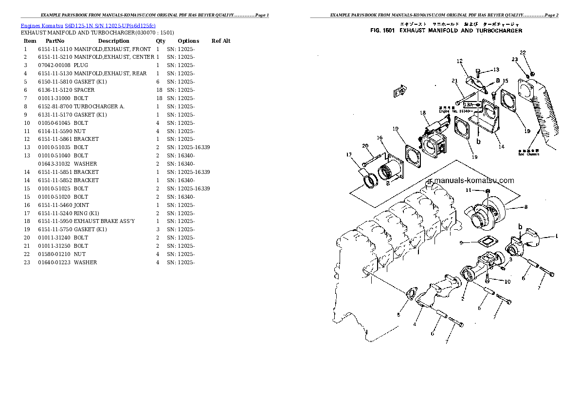 Protected: S6D125-1N S/N 12025-UP Partsbook